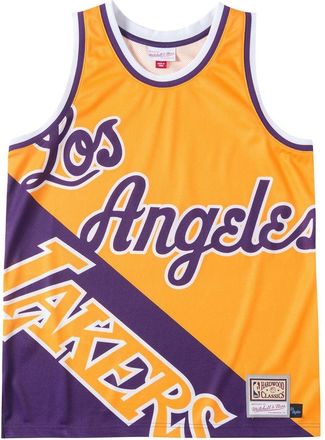 Mitchell & Ness NBA Big Face Fashion Tank 5.0 Los Angeles Lakers TMTK4350-LALYYPPPYELL