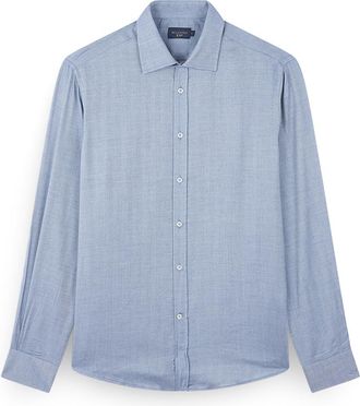 Paul & Shark X-Soft shirt, Man, Melange Blue, Size: 039