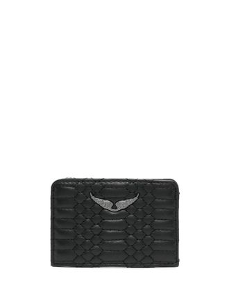 Zadig&Voltaire Portafoglio con placca logo - Nero