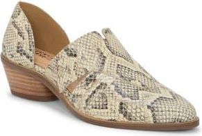 Lucky Brand Minnsy dOrsay Pump in Natural Embossed at Nordstrom Rack, Size 7.5