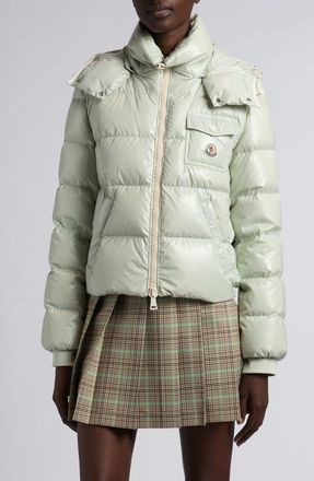 Moncler Andro Down Puffer Jacket in Green at Nordstrom, Size 1