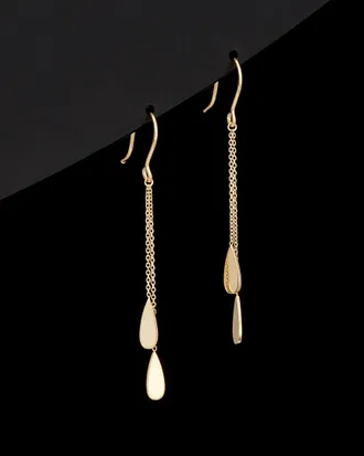 Italian Gold, Inc 14K Italian Gold Double Teardrop Earrings