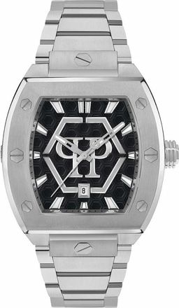 Philipp Plein The Hexagon Phantom - Heren - Horloges - Grijs - ONE Size - Accessoires