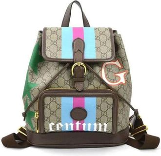 Gucci Pre-owned Backpacks, female, Brown, Size: ONE SIZE Pre-owned Leather gucci-bags