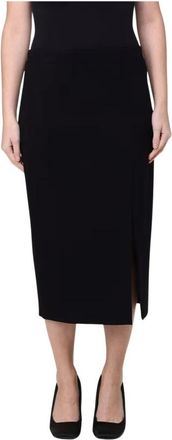 Liviana Conti Falda L&aacute;piz Midi - Skirts - Mujer - Negro - XL