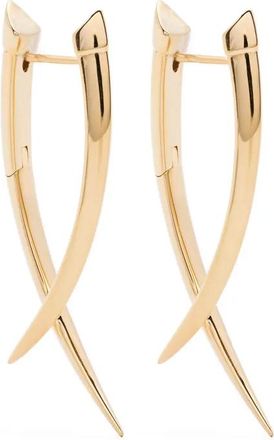 Shaun Leane Sabre Crossover earrings - Oro