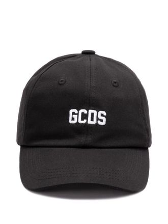 GCDS logo-embroidered baseball cap - unisex - Cotton - One Size - Black