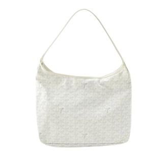 Goyard Pre-owned Vintage Schoudertas - Dames - Pre-owned - Wit - Maat: ONE Size Leer