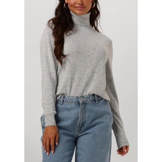 Another Label Truien & Vesten, Dames, Grijs, L, Wol, Milla Gebreide Pull