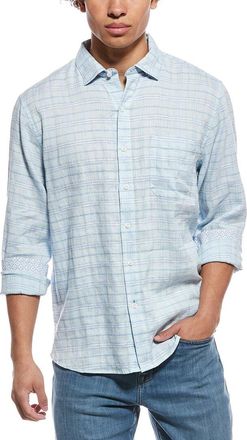 Tommy Bahama Barbados Breeze Playa Plaid Linen-Blend Shirt