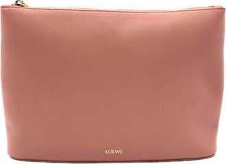 Loewe Pink Leather Clutch Bag (Pre-Owned)