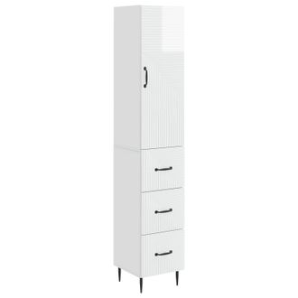 vidaXL Juego De Armarios 2 Uds. 33 X 34,5 X 90 Cm Madera De Ingenier&iacute;a Vidaxl