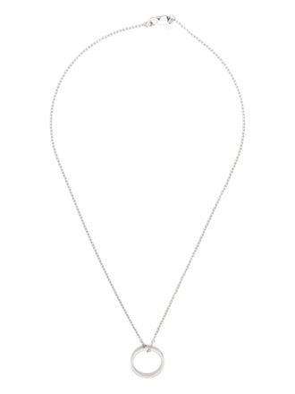 agn&egrave;s b. Iconic logo-ring and necklace - men - Metal - 5 - Silver