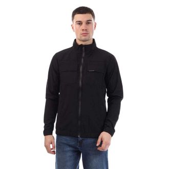 Duck and Cover Heren Chamata Nylon Jas (Zwart)