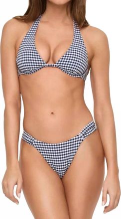 L*Space Dolce Bikini Bottom In Atta Girl Gingham