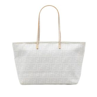 Fendi Pre-owned Tote Bags, female, White, Size: ONE SIZE Pre-owned Roll Tote