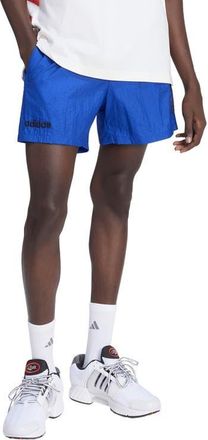 adidas Performance Crinkled Shorts in Team Royal Blue at Nordstrom, Size Xx-Large