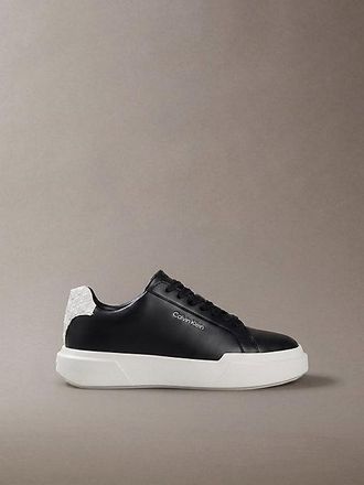 Calvin Klein Leren Duurzame Chunky Sneakers Met
