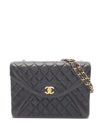 Chanel 1991-1994 chain shoulder bag - Black