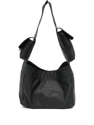 Yohji Yamamoto small Newspaper shoulder bag - Black
