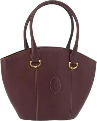 Cartier Pre-owned Handbags, female, Red, Size: ONE SIZE Pre-owned Vintage Hand Bag