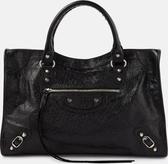 Balenciaga Le City Medium leather tote bag