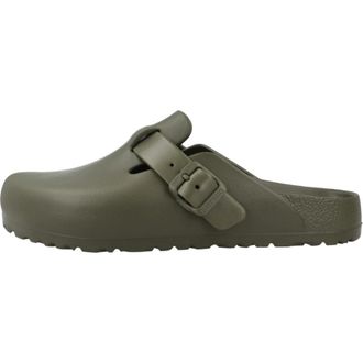 Birkenstock Comfortable Boston Mules Narrow - female - Birkenstock - Mules - Green - 5 UK - Shoes