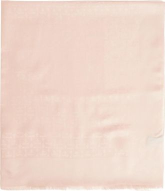 Ferragamo Gancini Sjaal - Dames - Zijden sjaals - Roze - ONE Size - Wol - Accessoires