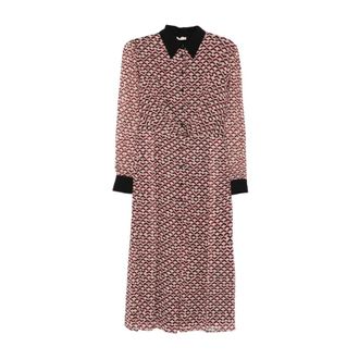 Liu Jo Kleedjes, Dames, Rood, M, Polyester, Shirt Dress