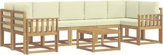 vidaXL Conjunto De Sof&aacute;s De Exterior 6 Uds. Vidaxl