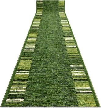 RugsX Rugsx - Alfombra De Pasillo Con Refuerzo De Goma Adagio Verde 100 Cm Green 100x1000 Cm