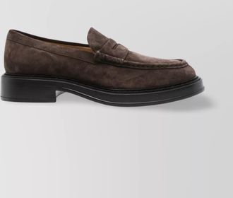 Tod's suede loafers