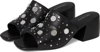 Free People Mirage Mules Womens Shoes Black Leather : EU 37.5 (US Womens 7.5) M