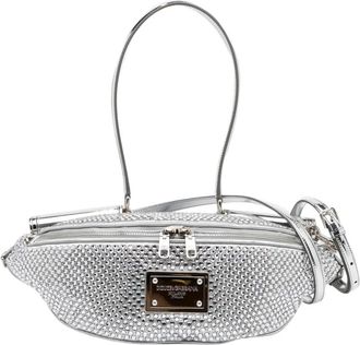 Dolce & Gabbana Pre-owned The Miss Sicily Belt Bag - Dames - Vintage Heuptassen - Grijs - ONE Size - Leer - Vintage