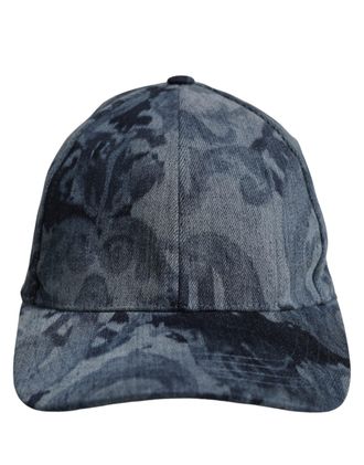 Dolce & Gabbana HAT10054 Logo-Embroidered Cotton Baseball Cap - Blue