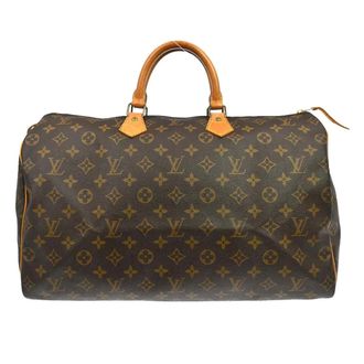 Louis Vuitton Speedy Handbag Monogram Canvas Brown Canvas Handbag (Pre-Owned)