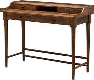 Chehoma Escritorio de madera marr&oacute;n