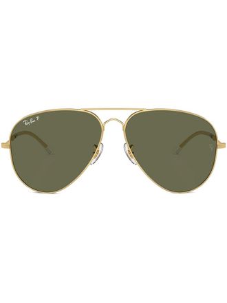 Ray-Ban Classic Aviator-frame sunglasses - unisex - Acetate/Metal - 62 - Gold