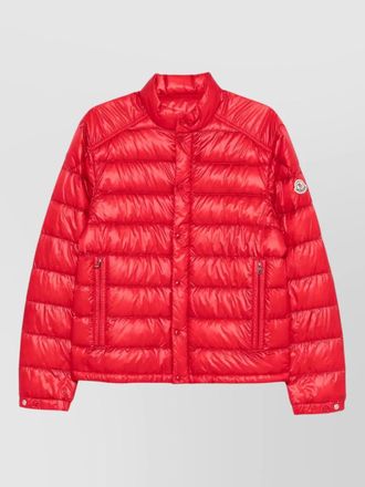 Moncler selves puffer jacket high collar quilting