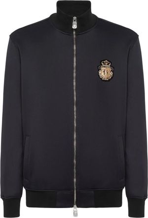 Billionaire Boys Club Hoodies & sweatvesten, Heren, Zwart, XL, Katoen, Tracksuit Jacket LS Crest