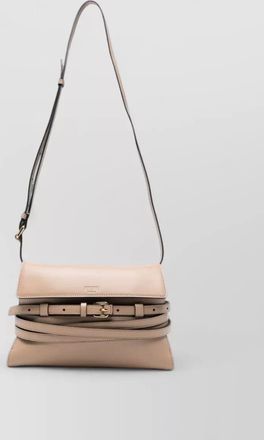 Moschino leather clutch bag