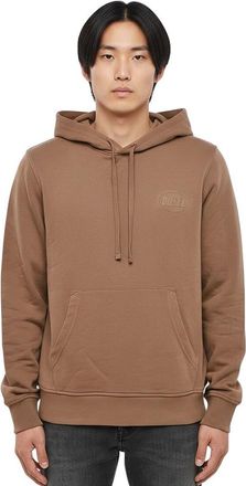 Diesel Brown Logo Regular Hoodie