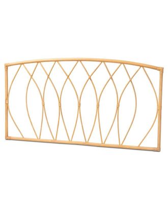 Baxton Studio Halia Rattan Queen Size Wall-Mount Headboard