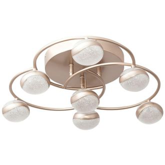 Fabrilamp Plaf&oacute;n Planett 7x5w Led 2620lm 4000k Al.16,5xd.50cm Cromo