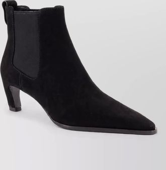Tory Burch suede chelsea ankle boots