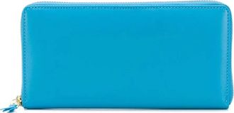 Comme Des Garçons Portafoglio Colour Plain - Blu