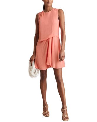 Reiss Elina Short Drape Dress