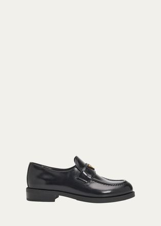 Prada 10mm Leather Loafers