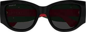Gucci GG2115S001 Cat-Eye Sunglasses - Black