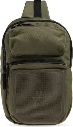 Stone Island One-shoulder Backpack - Heren - Rugzakken - Groen - ONE Size - Tassen